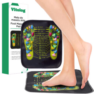 Mata do masażu akupresury masażer stóp nóg z kolcami masującymi sensoryczna