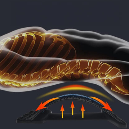 Masażer do pleców karku ramion przyrząd do masażu rozciągania kręgosłupa - obrazek 7
