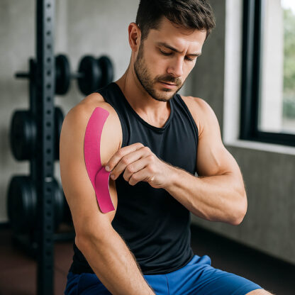 Taśma Kinezjologiczna Kinesjotaping Tejpy do Tapingu na Kolano Bark Twarz - obrazek 2