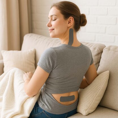 4x Kinesiotaping Tejpy Tejpa Taśma Kinezjologiczna na Bark Kolano Twarz 5m - obrazek 2